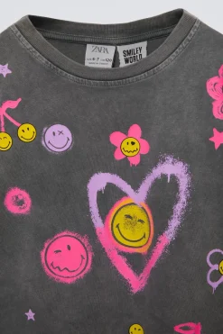 Niños ZARA 6 - 14 Años·Camisetas<CAMISETA SMILEYWORLD ®
