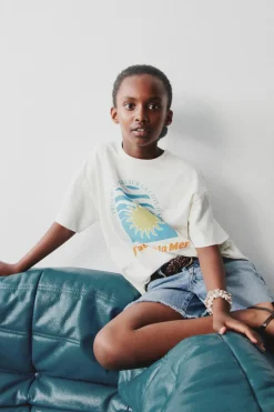 Niños ZARA 6 - 14 Años·Camisetas<CAMISETA SOL CUT OUT