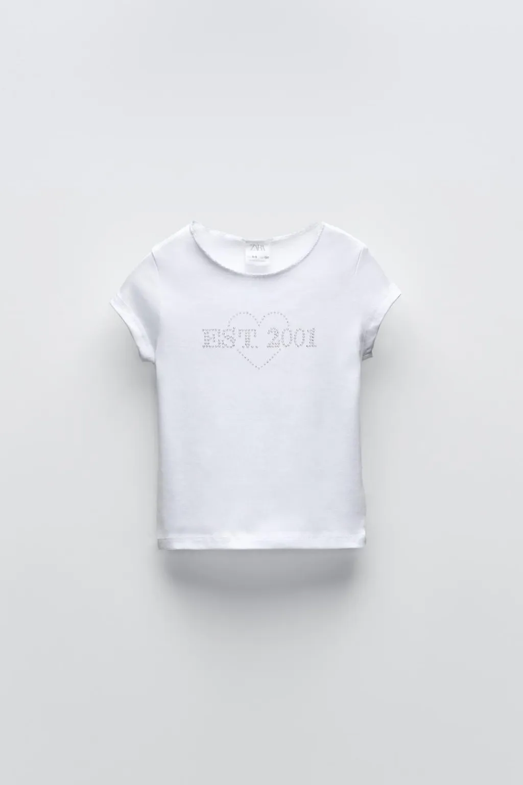 Niños ZARA 6 - 14 Años·Camisetas<CAMISETA STRASS