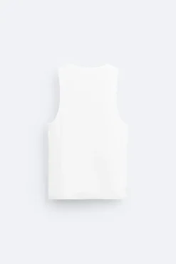 Fashion CAMISETA TANK BORDADO COMBINADO Hombre Camisetas