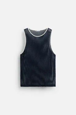 New CAMISETA TANK CONTRASTE Hombre Camisetas