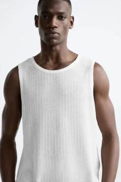 Fashion CAMISETA TANK ESTRUCTURA Hombre Camisetas