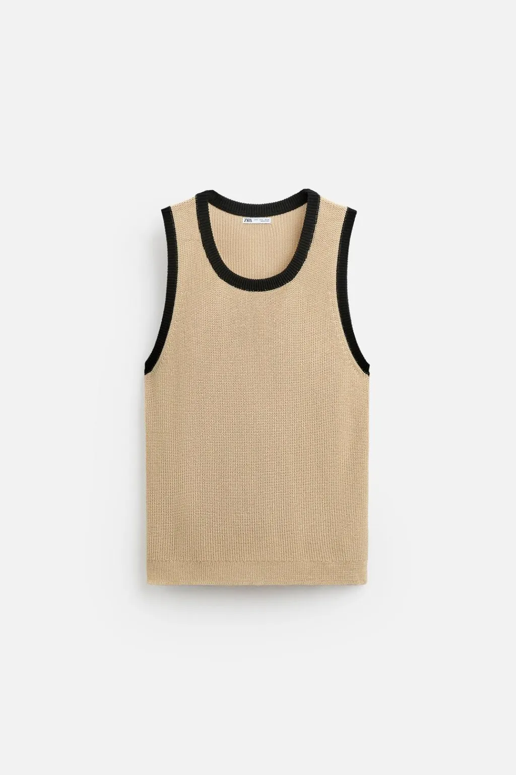 Sale CAMISETA TANK PUNTO CONTRASTE Hombre Camisetas
