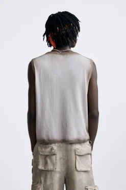 Clearance CAMISETA TANK PUNTO SPRAY X TWOJEYS LIMITED EDITION Hombre Jerséis / Chaquetas|Camisetas