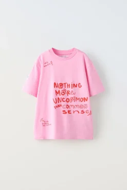 Niños ZARA 6 - 14 Años·Camisetas<CAMISETA TEXTO