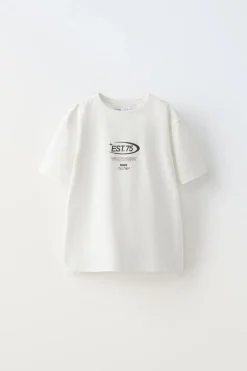 Niños ZARA 6 - 14 Años·Camisetas<CAMISETA TEXTO