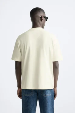 Sale CAMISETA TEXTO BORDADO Hombre Camisetas