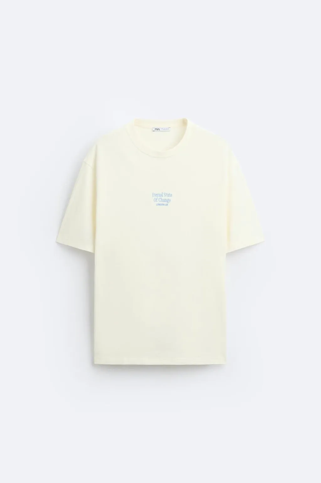 Sale CAMISETA TEXTO BORDADO Hombre Camisetas