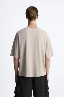 Discount CAMISETA TEXTO BORDADO Hombre Camisetas