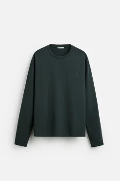 Fashion CAMISETA TEXTO BORDADO Hombre Camisetas