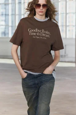 Hot CAMISETA TEXTO DELANTERO Mujer Tops / Bodies