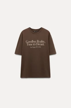 Hot CAMISETA TEXTO DELANTERO Mujer Tops / Bodies