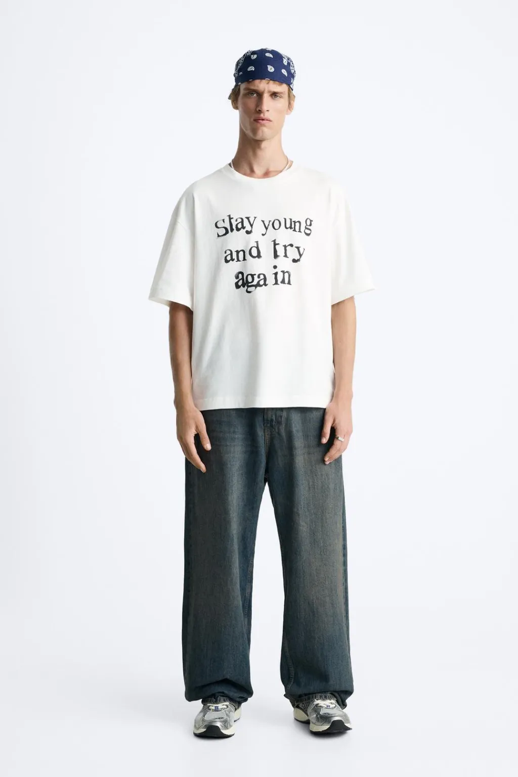 Sale CAMISETA TEXTO ESTAMPADO Hombre Camisetas