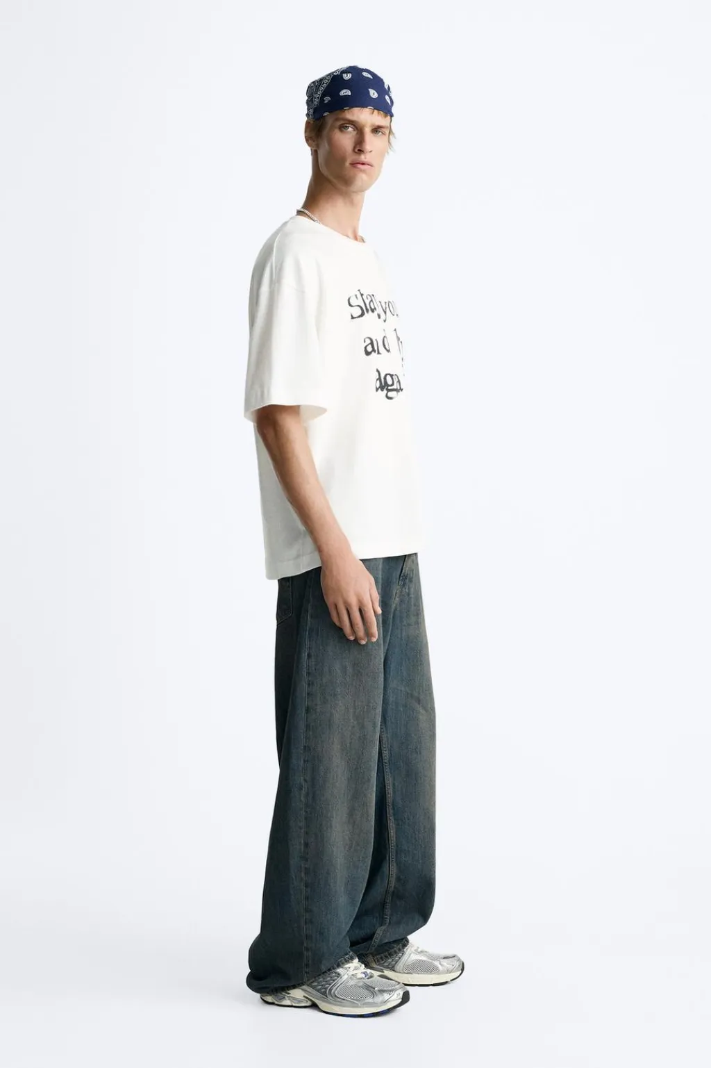 Sale CAMISETA TEXTO ESTAMPADO Hombre Camisetas