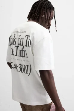 Fashion CAMISETA TEXTO ESTAMPADO Hombre Camisetas