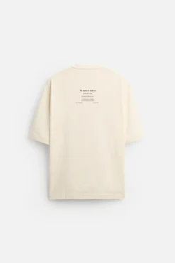 Discount CAMISETA TEXTO ESTAMPADO Hombre Camisetas