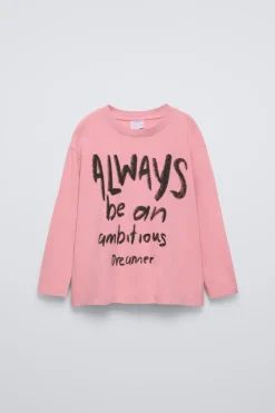 Niños ZARA 6 - 14 Años·Camisetas<CAMISETA TEXTO GRAFFITI