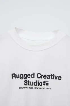 Niños ZARA 6 - 14 Años·Camisetas|6 - 14 Años·Deporte / Chándal<CAMISETA TEXTO RELIEVE