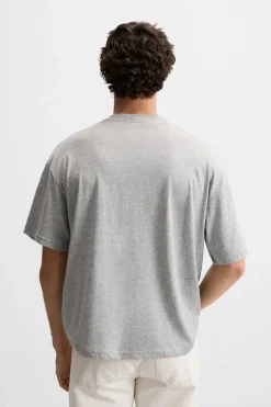 Sale CAMISETA TEXTO TEXTURA Hombre Camisetas