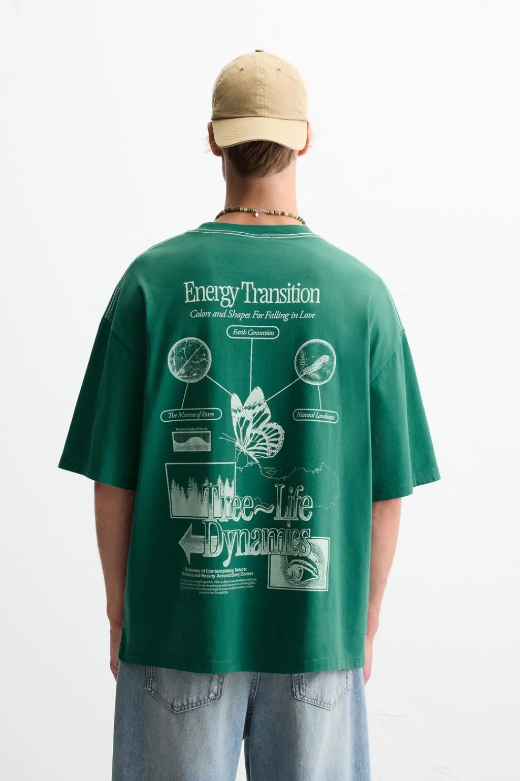 Sale CAMISETA TEXTOS COMBINADOS Hombre Camisetas