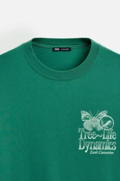 Sale CAMISETA TEXTOS COMBINADOS Hombre Camisetas