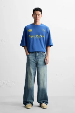 New CAMISETA TEXTOS ESTAMPADOS Hombre Camisetas