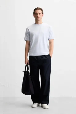 Fashion CAMISETA TEXTURA RÚSTICA Hombre Camisetas