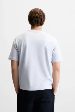 Fashion CAMISETA TEXTURA RÚSTICA Hombre Camisetas