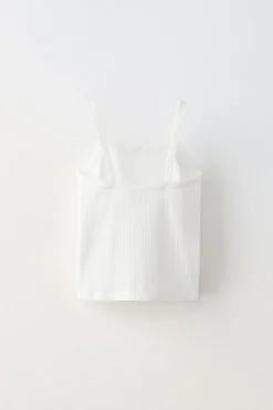 Niños ZARA 6 - 14 Años·Camisetas<CAMISETA TIRANTES FLOR