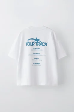 Niños ZARA 6 - 14 Años·Camisetas<CAMISETA TOUR TRACK