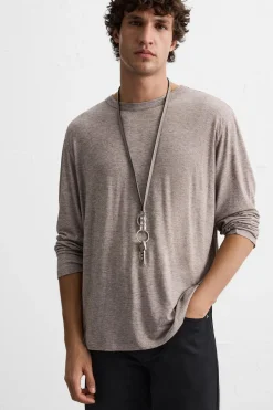 Clearance CAMISETA VISCOSA - LANA Hombre Camisetas