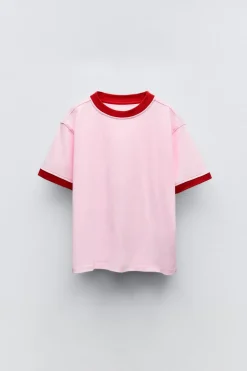 Niños ZARA 6 - 14 Años·Camisetas|6 - 14 Años·Camisetas<CAMISETA VIVOS CONTRASTE
