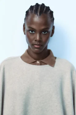 Outlet CAPA ASIMÉTRICA SOFT Mujer Chaquetas / Cazadoras