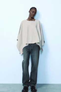 Outlet CAPA ASIMÉTRICA SOFT Mujer Chaquetas / Cazadoras