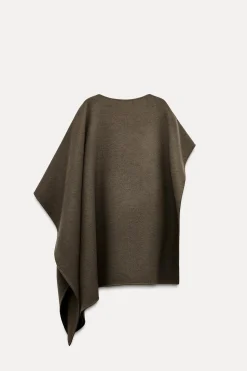 Sale CAPA CON LANA BROCHE ZW COLLECTION Mujer Abrigos / Anoraks