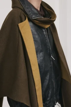 Online CAPA CON LANA BUFANDA Mujer Chaquetas / Cazadoras