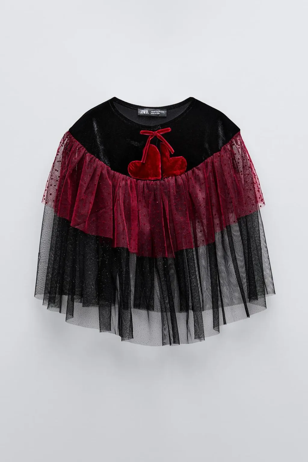 Niños ZARA 1½ - 6 Años·Accesorios|6 - 14 Años·Accesorios<CAPA DISFRAZ REINA DE CORAZONES