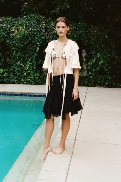 Clearance CAPA VOLANTES ENCAJE Mujer Tops / Bodies