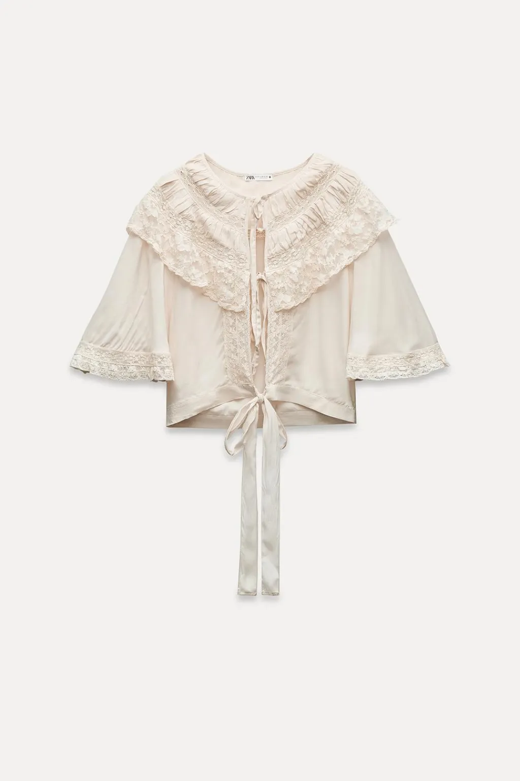 Clearance CAPA VOLANTES ENCAJE Mujer Tops / Bodies