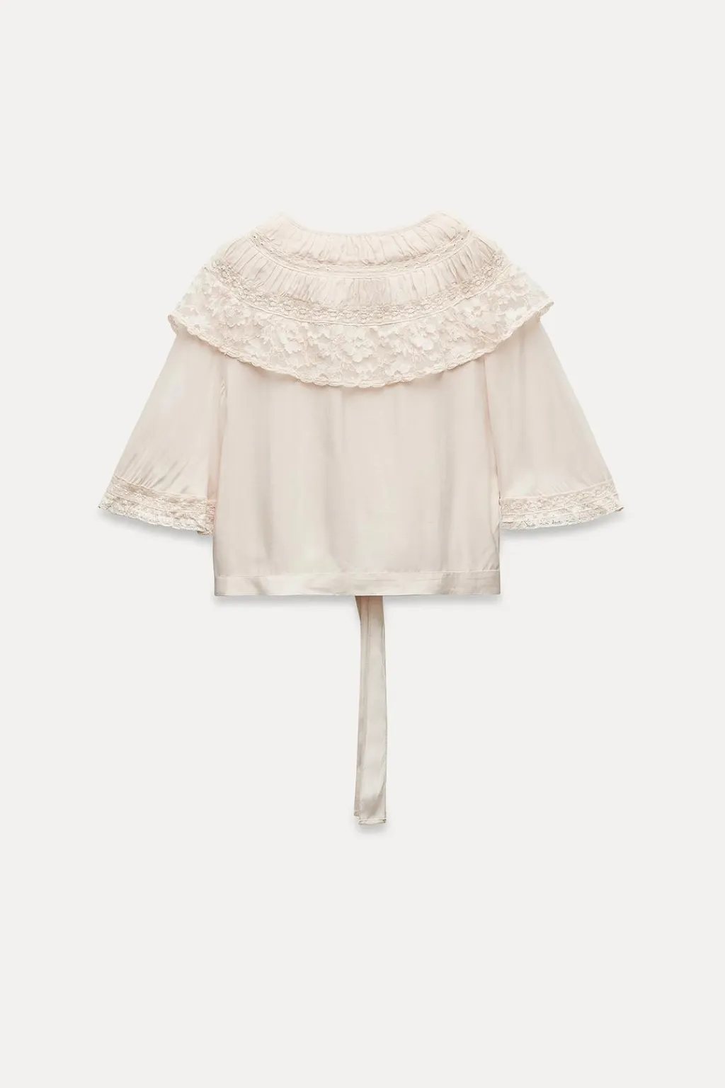 Clearance CAPA VOLANTES ENCAJE Mujer Tops / Bodies