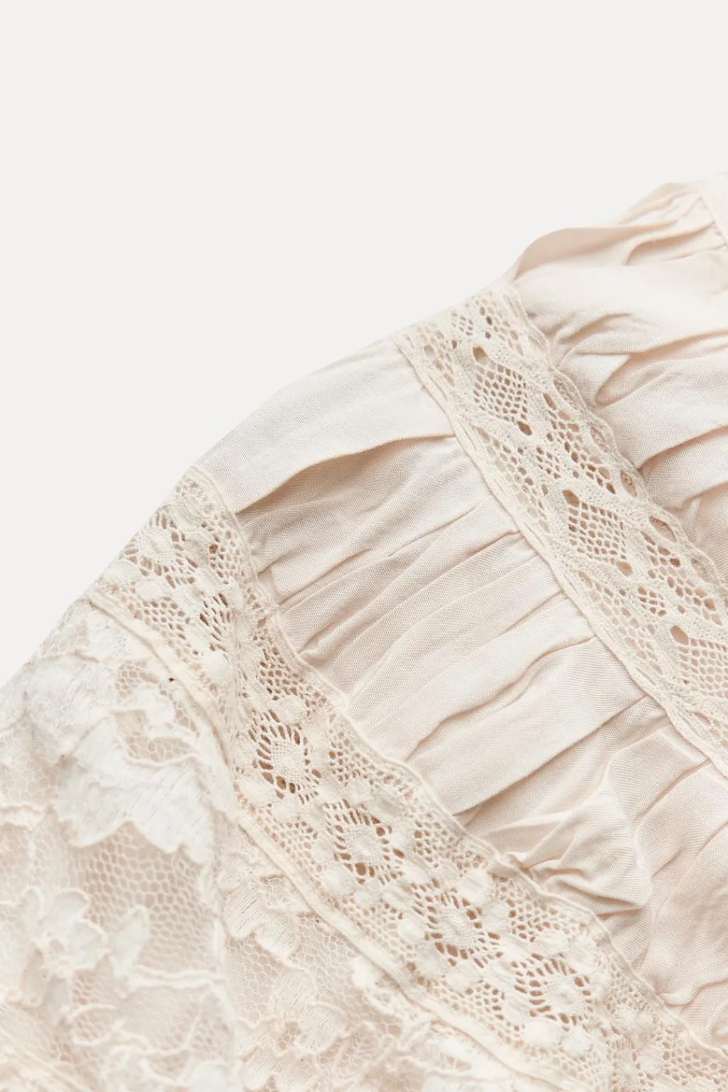 Clearance CAPA VOLANTES ENCAJE Mujer Tops / Bodies