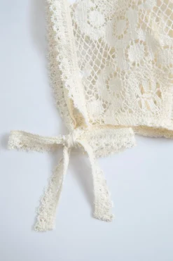 Niños ZARA 0 - 6 Meses·Punto|Accesorios / Zapatos / 0 - 14 Años<CAPOTA ENCAJE