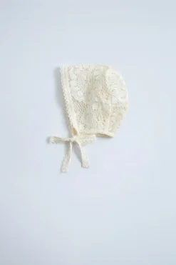 Niños ZARA 0 - 6 Meses·Punto|Accesorios / Zapatos / 0 - 14 Años<CAPOTA ENCAJE