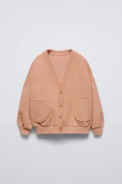 Niños ZARA 1½ - 6 Años·Sudaderas|1½ - 6 Años·Sudaderas<CARDIGAN FELPA BOLSILLOS