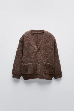 Niños ZARA 1½ - 6 Años·Punto|1½ - 6 Años·Punto<CARDIGAN PUNTO BOLSILLOS