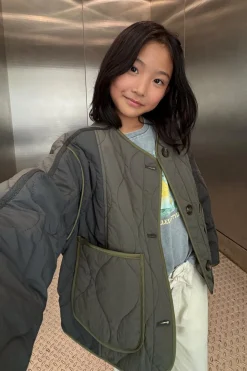 Niños ZARA 6 - 14 Años·Abrigos<CAZADORA ACOLCHADA