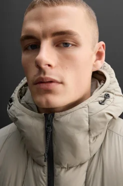 Hot CAZADORA ACOLCHADA CAPUCHA Hombre Plumíferos