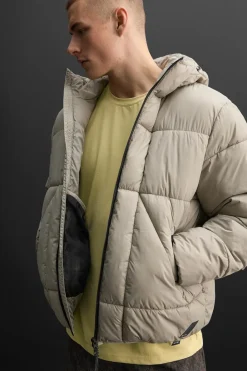 Hot CAZADORA ACOLCHADA CAPUCHA Hombre Plumíferos