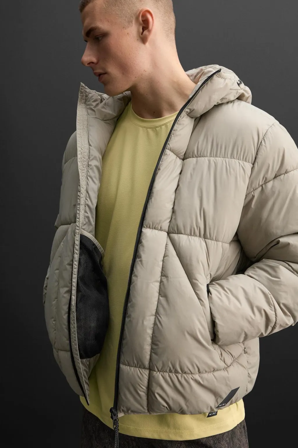 Hot CAZADORA ACOLCHADA CAPUCHA Hombre Plumíferos