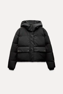 Online CAZADORA ACOLCHADA CAPUCHA WATER AND WIND PROTECTION Mujer Abrigos / Anoraks